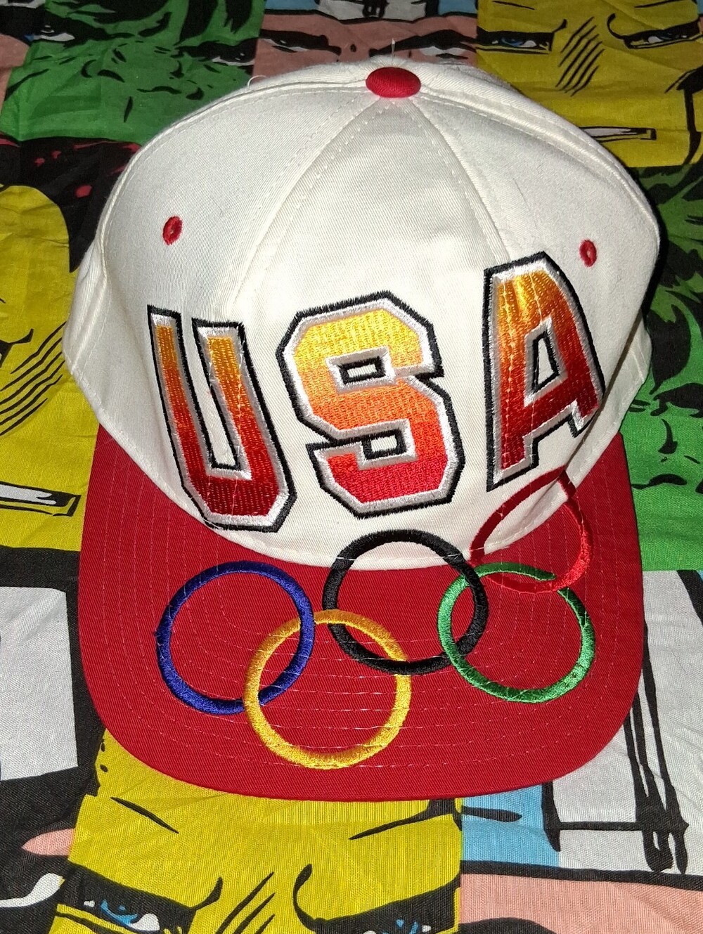 1996 Starter USA Olympics Atlanta Snapback Cap Hat Vintage 90s